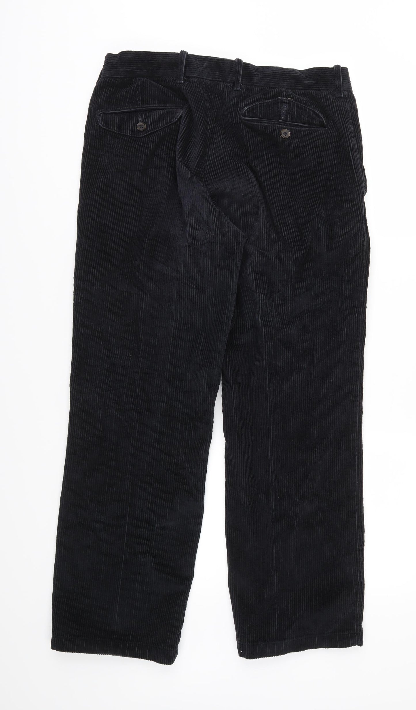 Blue Harbour Mens Blue  Corduroy Trousers  Size 32 in L29 in