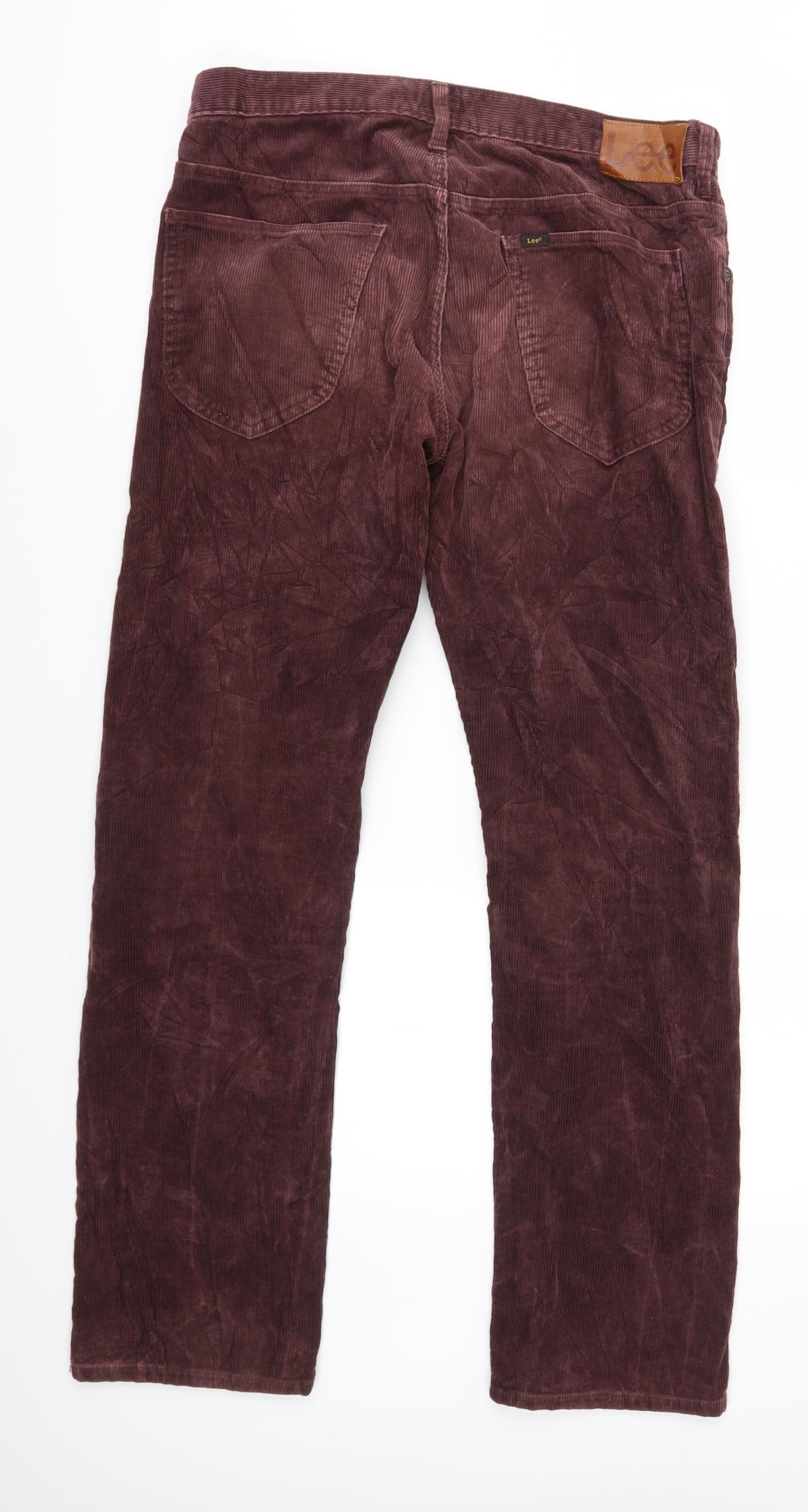 Lee Mens Brown  Corduroy Trousers  Size 34 in L32 in