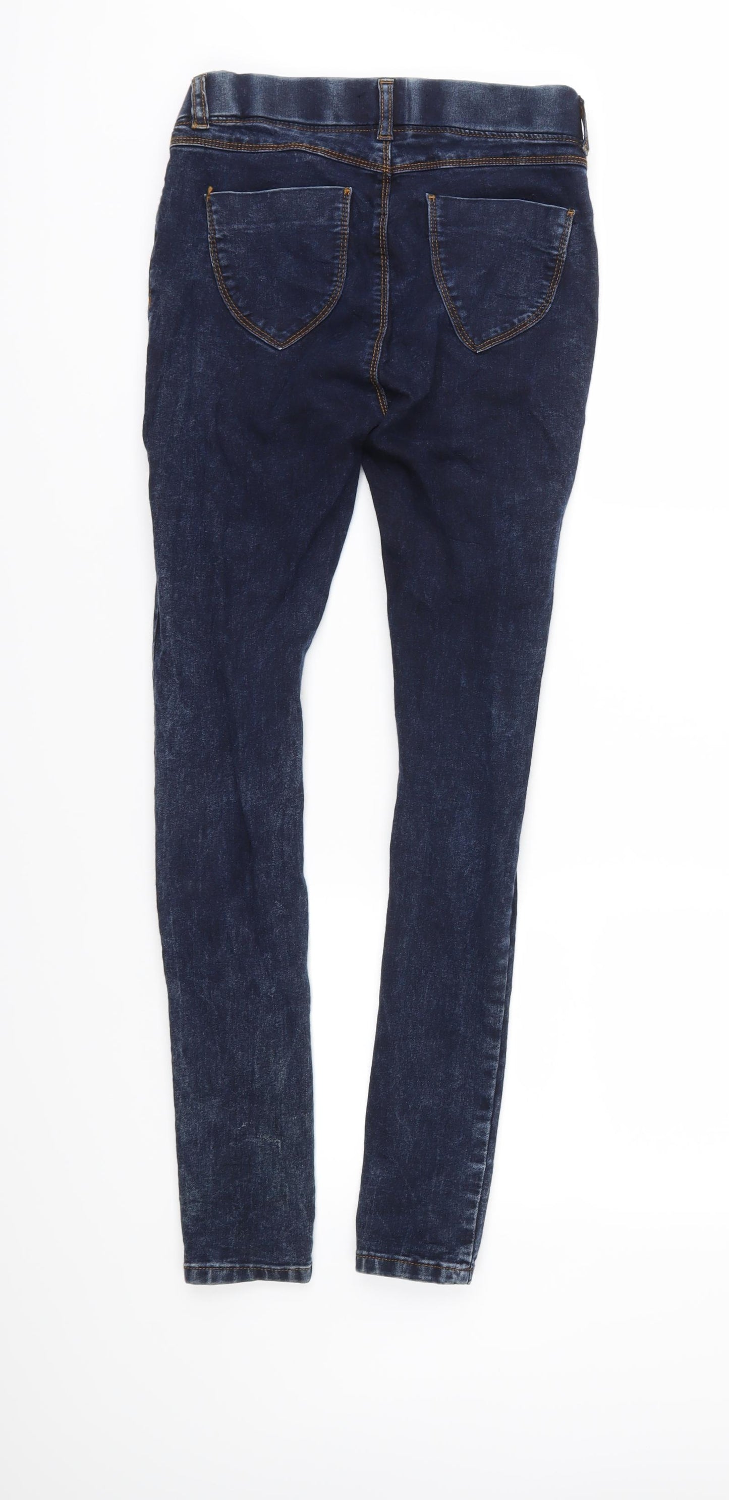Dorothy Perkins Womens Blue  Denim Jegging Jeans Size 8 L28 in
