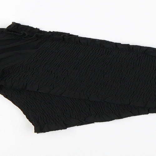 Nasty Gal Womens Black   Cropped Blouse Size 6