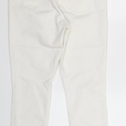 Gap Womens White  Denim Skinny Jeans Size 32 in L28 in