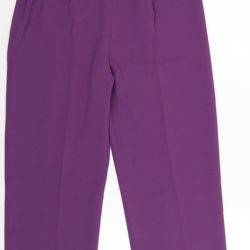Eastex Womens Purple   Trousers  Size 29 in L25 in