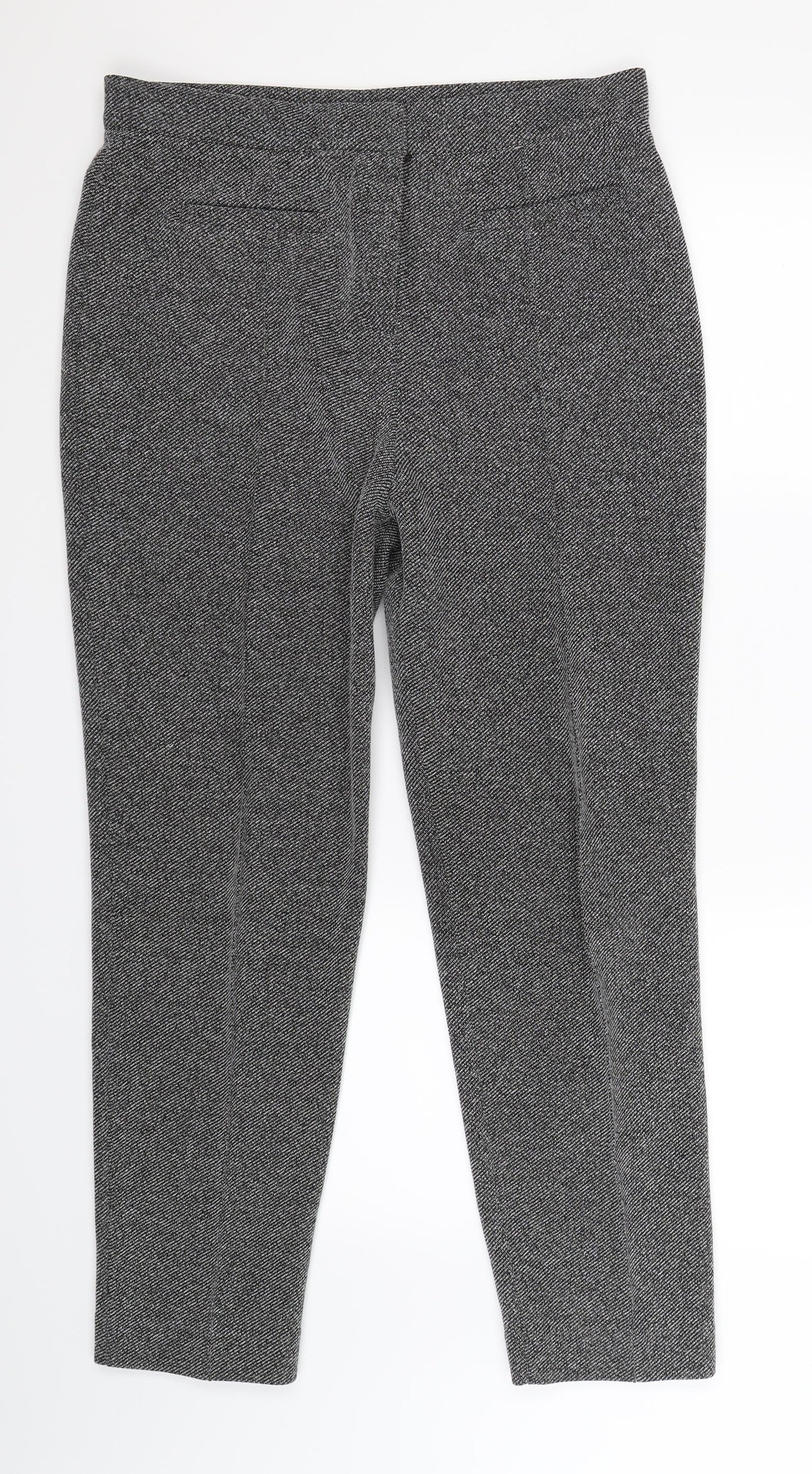 TU Womens Grey   Trousers  Size 12 L28 in