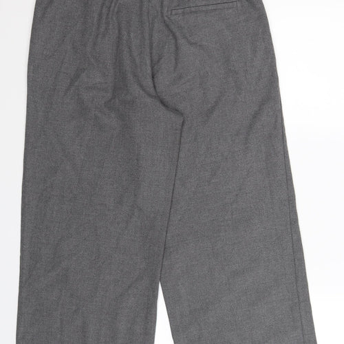Zara Womens Grey   Cropped Trousers Size M L24 in