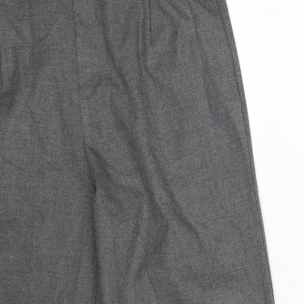 Zara Womens Grey   Cropped Trousers Size M L24 in