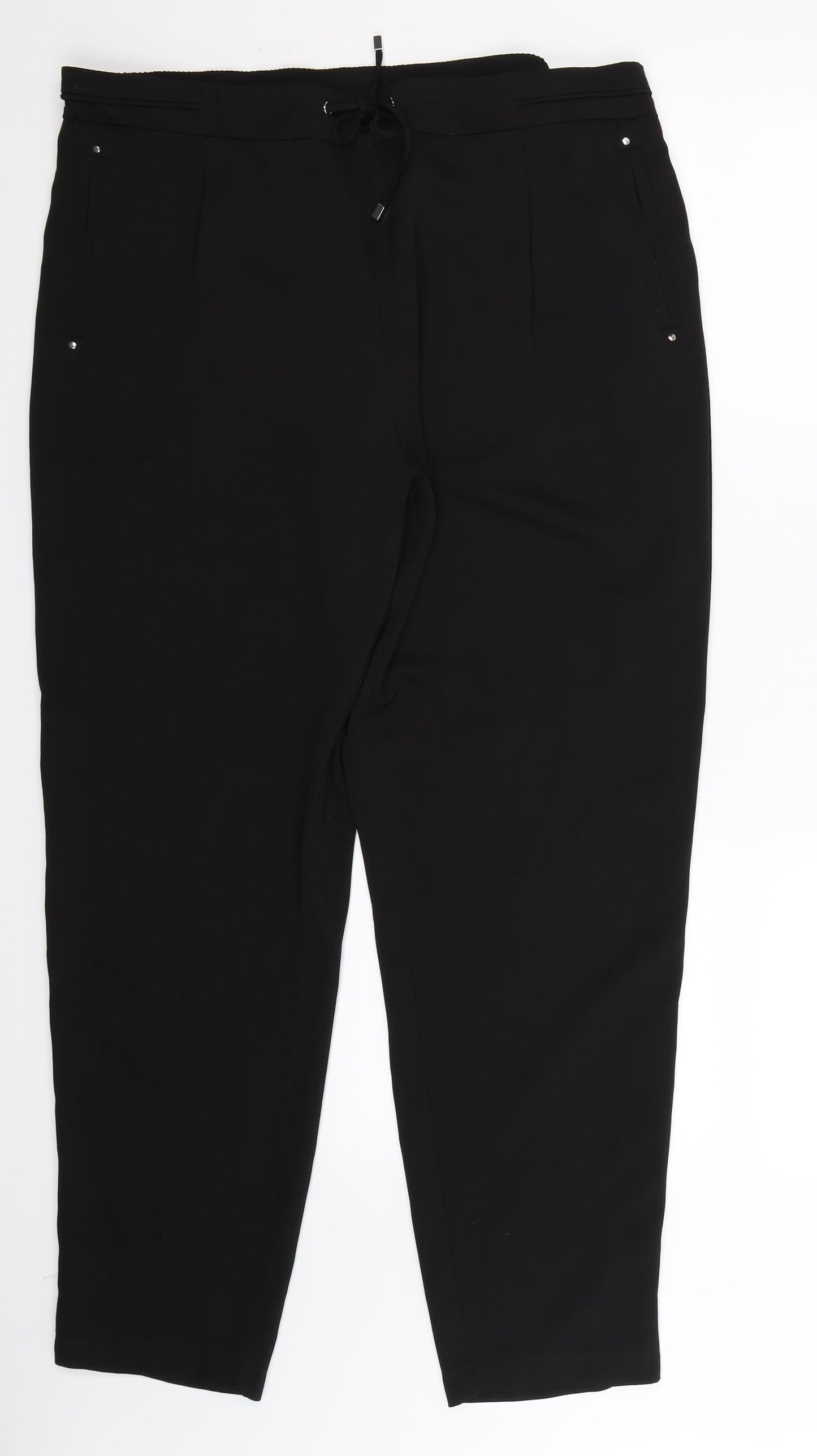 Wallis Womens Black   Trousers  Size 18 L29 in