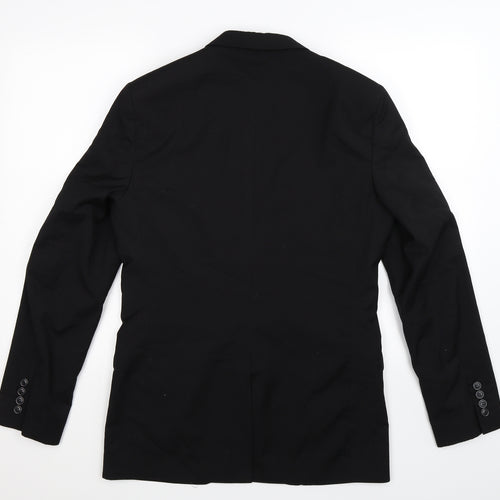 H&M Mens Black   Jacket Suit Jacket Size 36