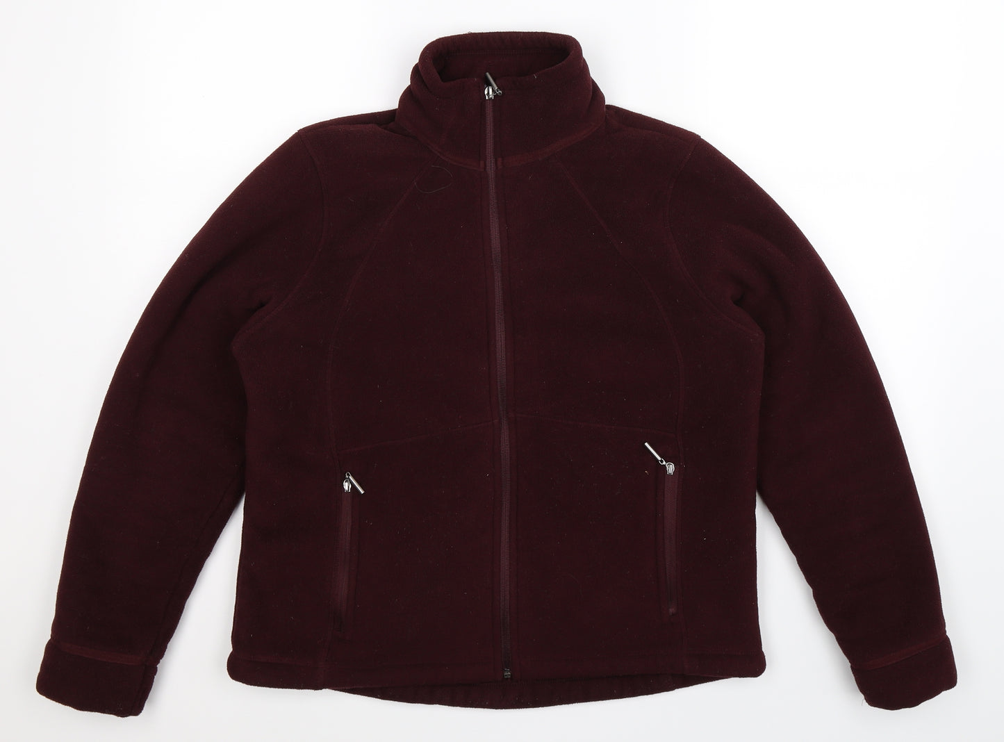 Marks and Spencer Womens Brown  Fleece Jacket  Size 14
