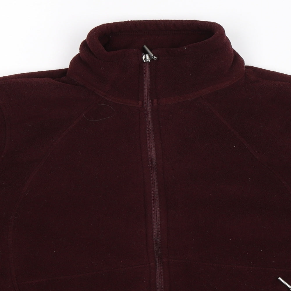Marks and Spencer Womens Brown  Fleece Jacket  Size 14