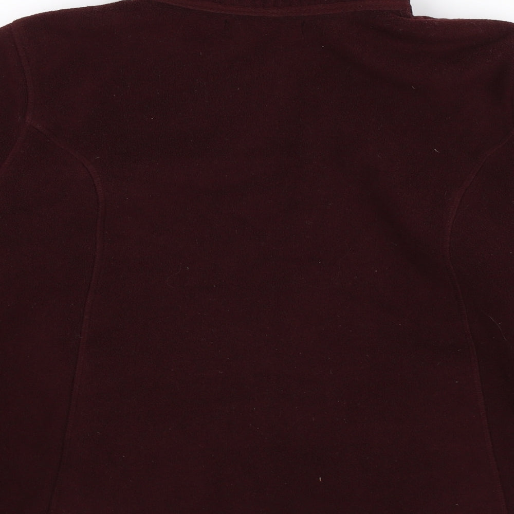 Marks and Spencer Womens Brown  Fleece Jacket  Size 14