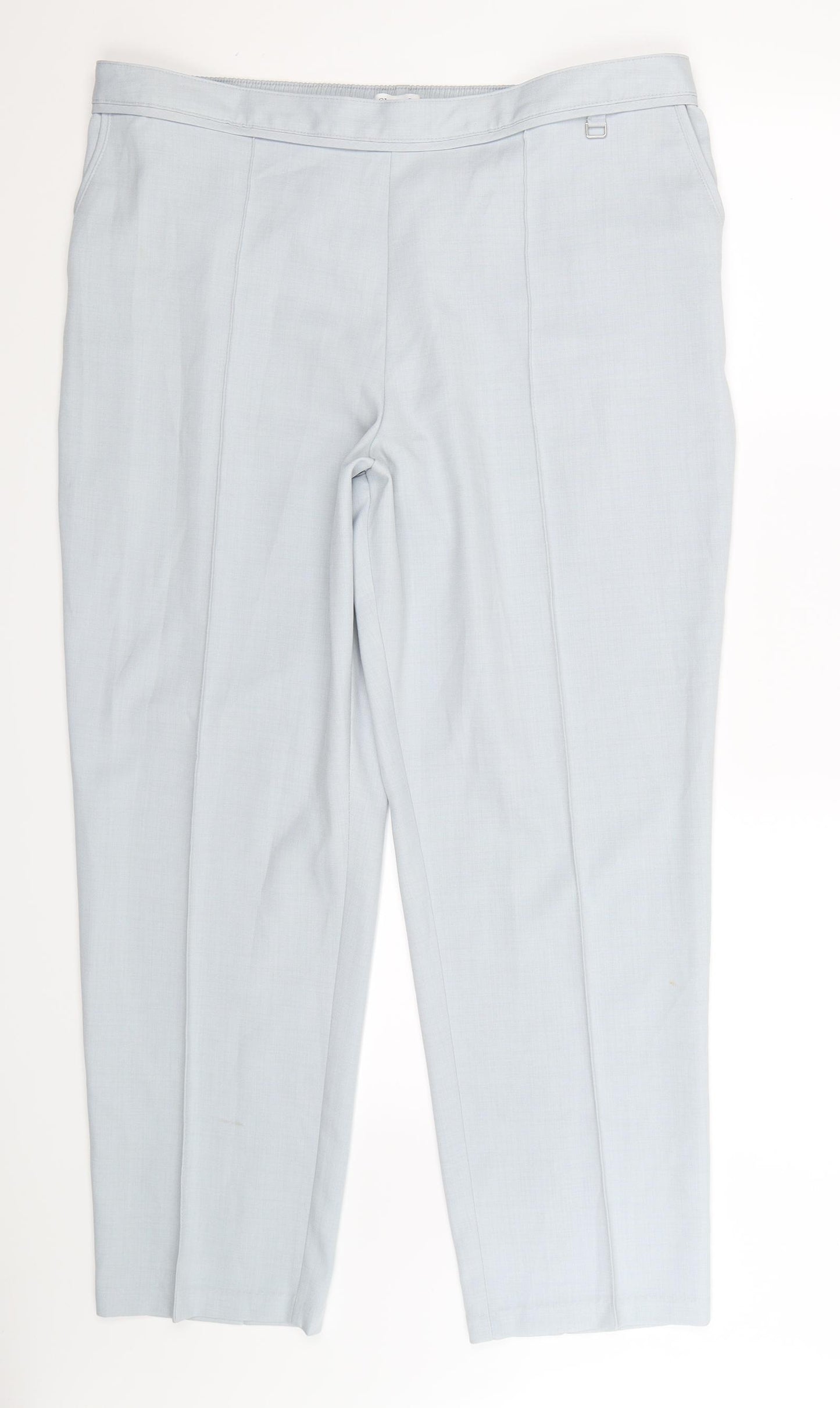 Marks and Spencer Womens Grey   Trousers  Size 18 L29 in