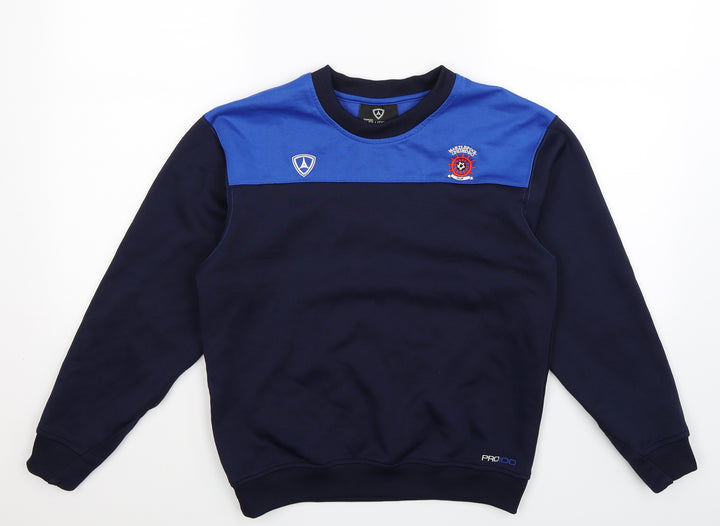 Pro Evolution Boys Blue   Pullover Sweatshirt Size L