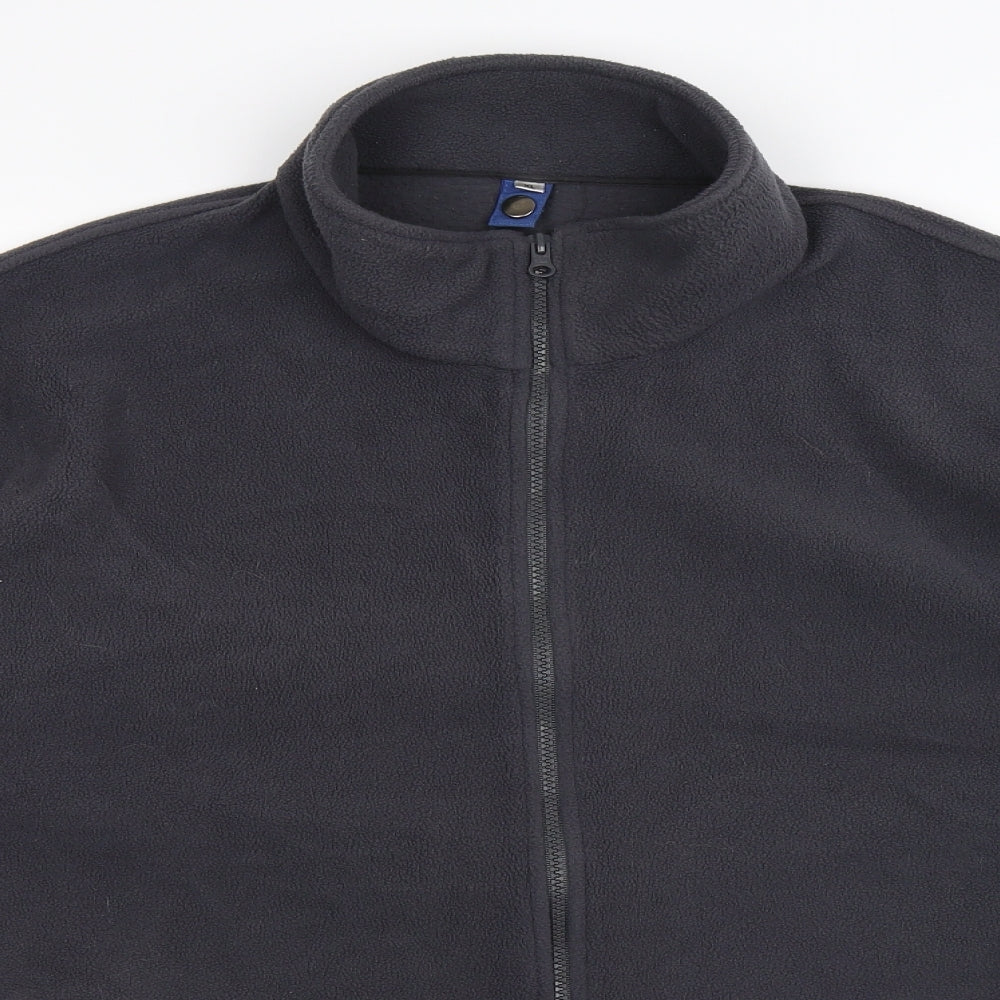 Preworn Mens Grey  Fleece Jacket  Size XL