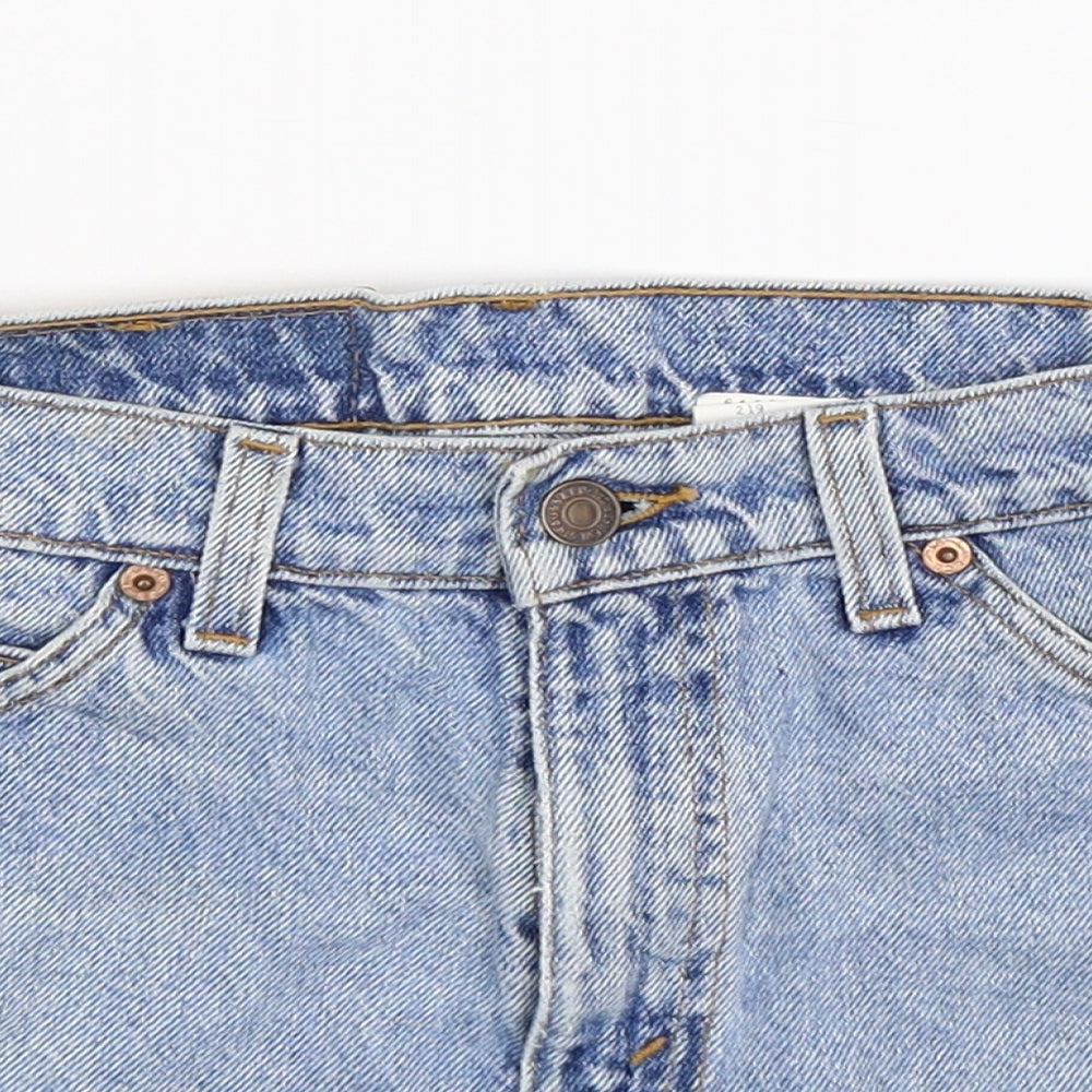 Levi's Womens Blue  Denim Mini Skirt Size 30 in