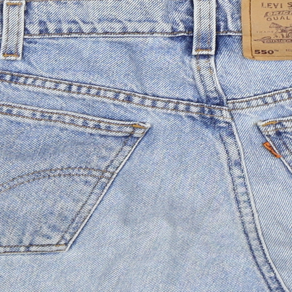 Levi's Womens Blue  Denim Mini Skirt Size 30 in