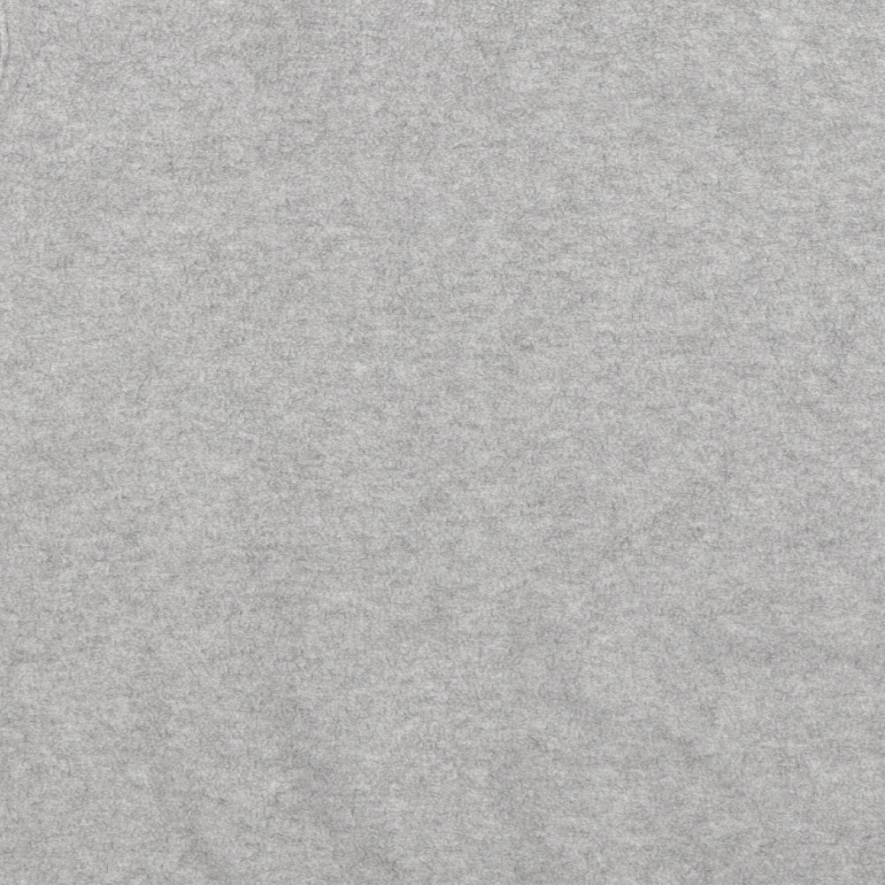 New Look Womens Grey  Fleece Pullover Sweatshirt Size 16  - Oversized
