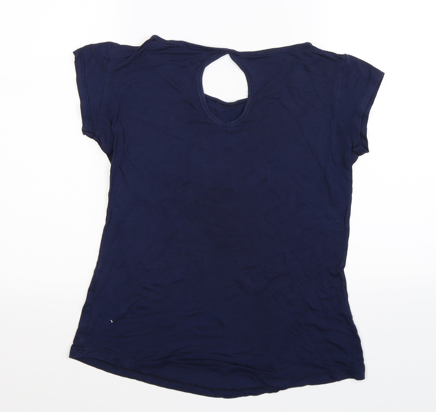 Trendy Womens Blue   Basic T-Shirt Size M