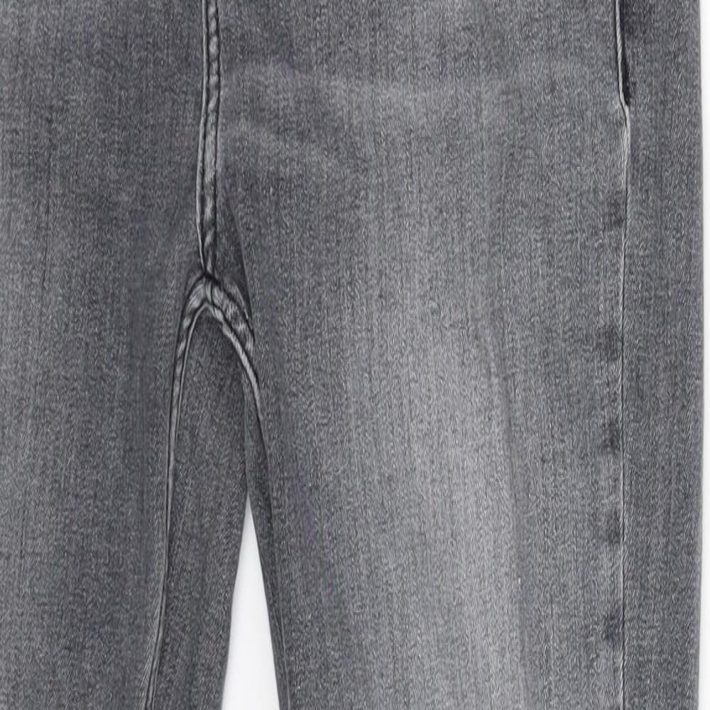 River Island Womens Grey  Denim Skinny Jeans Size 12 L27 in