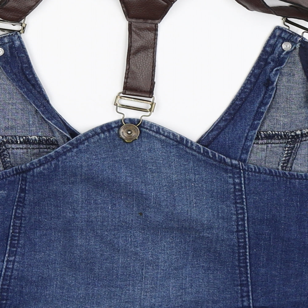Select Womens Blue  Denim Jacket Waistcoat Size 16