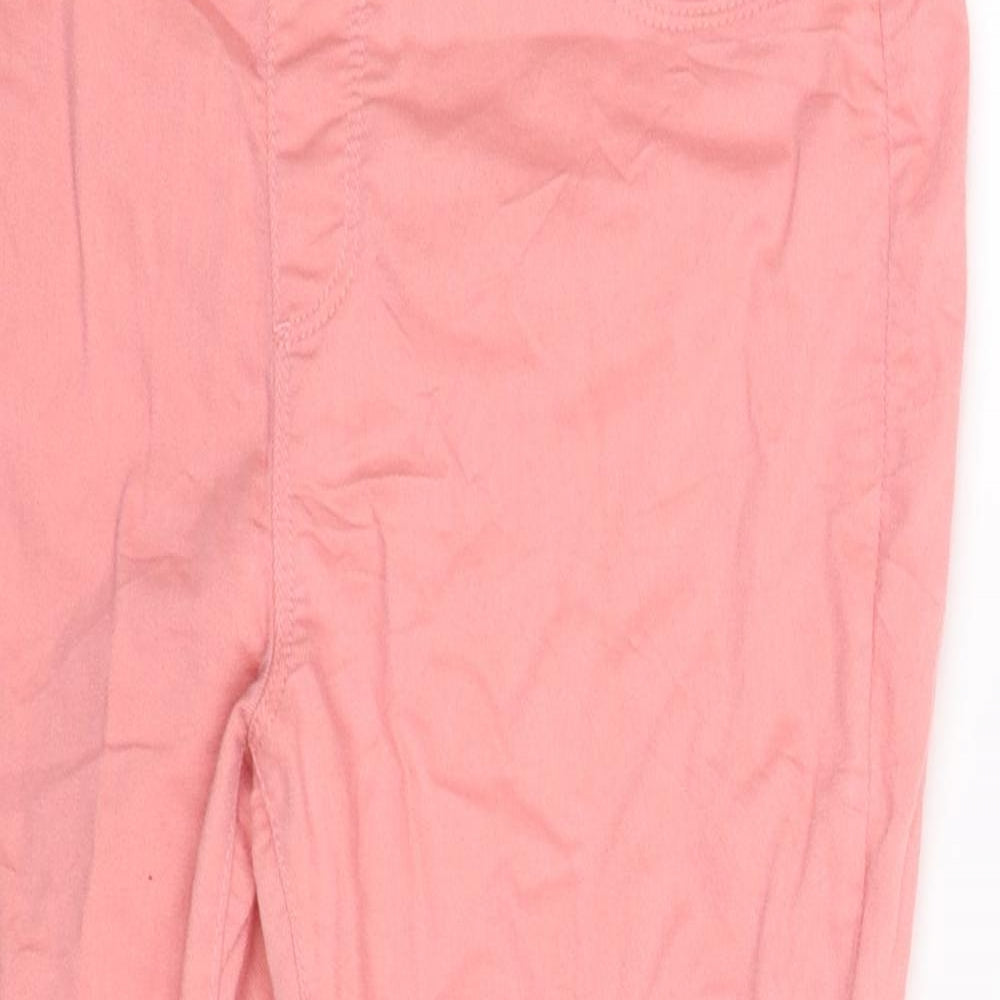 Dorothy Perkins Womens Pink  Denim Cropped Jeans Size 14 L21 in