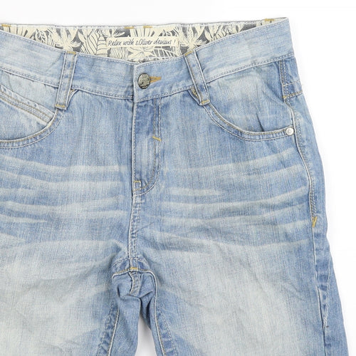 s.Oliver Boys Blue  Denim Bermuda Shorts Size 13-14 Years