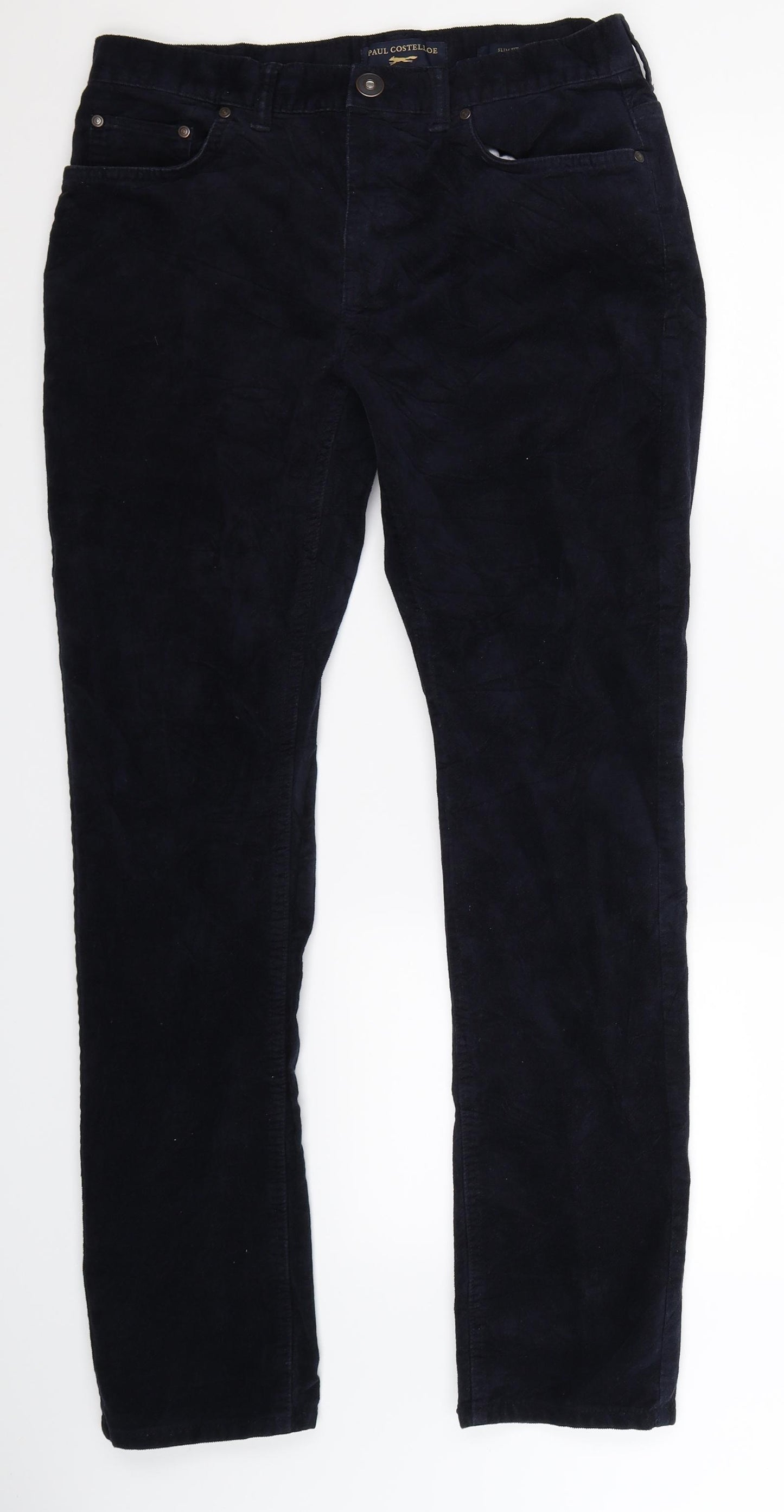 Paul Costelloe Mens Blue   Trousers  Size 32 L31 in