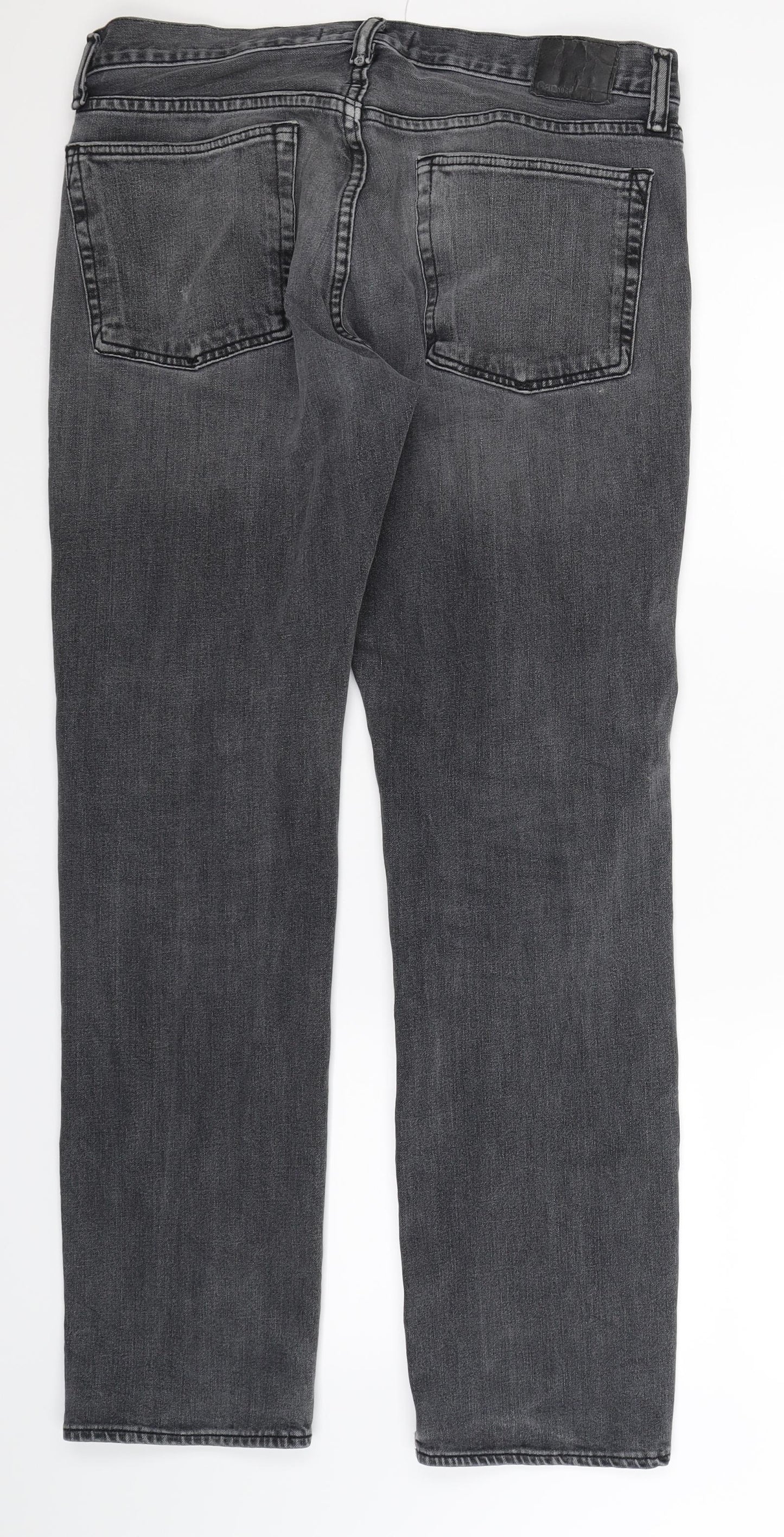 Gap Mens Grey  Denim Straight Jeans Size 34 L31 in