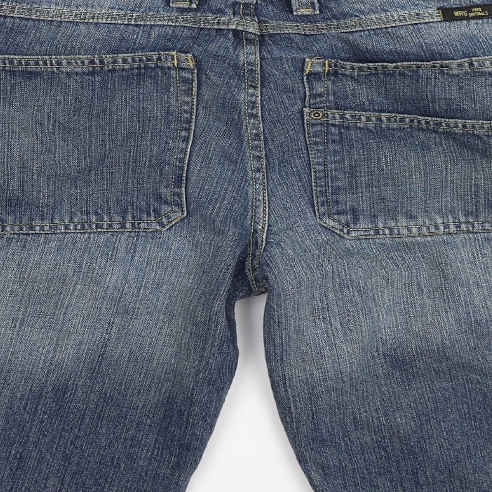 Preworn Boys Blue  Denim Bermuda Shorts Size 16 Years