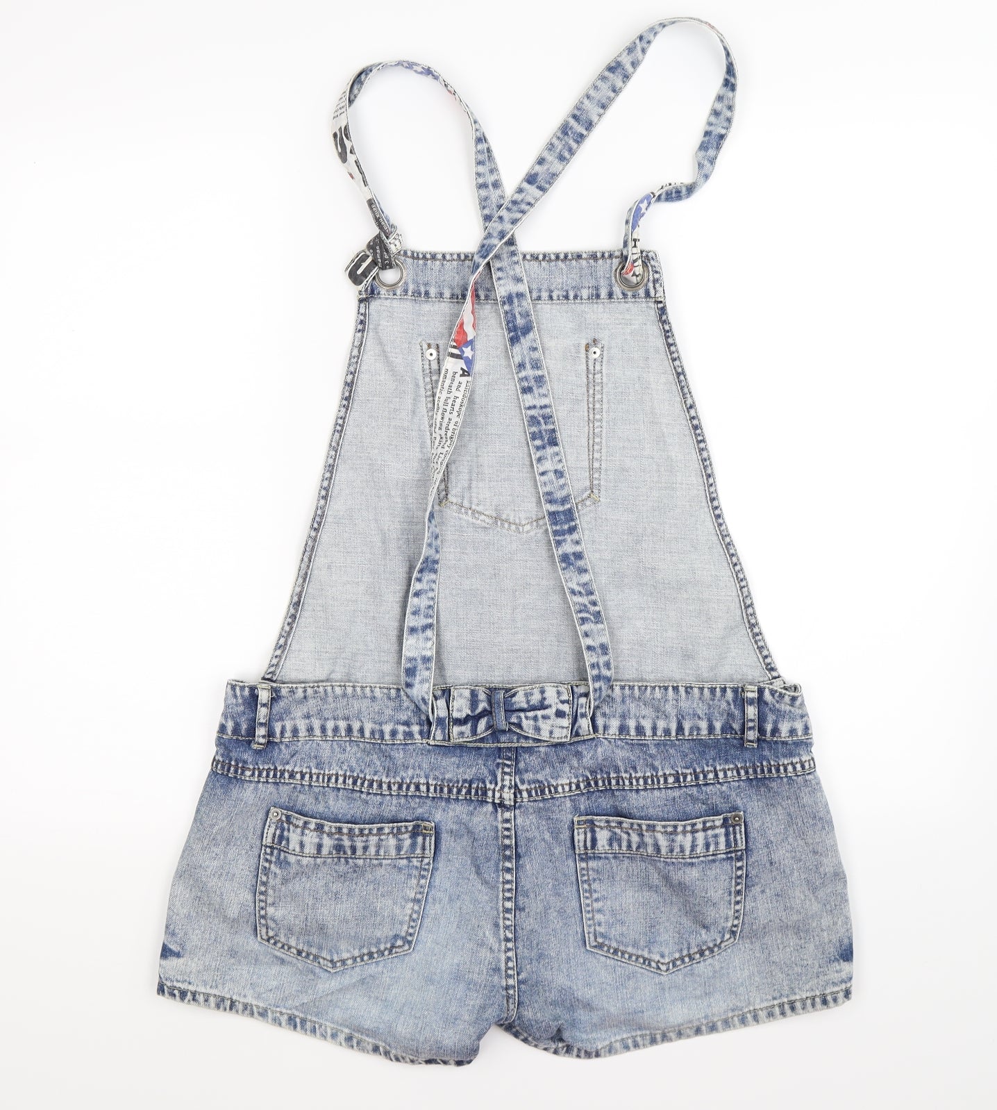 Marshall Jeans Womens Blue  Denim Dungaree One-Piece Size 14