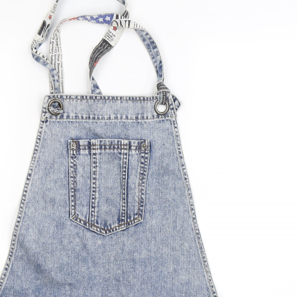 Marshall Jeans Womens Blue  Denim Dungaree One-Piece Size 14