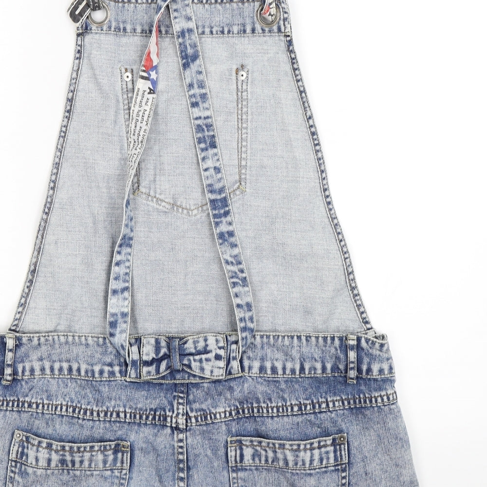 Marshall Jeans Womens Blue  Denim Dungaree One-Piece Size 14