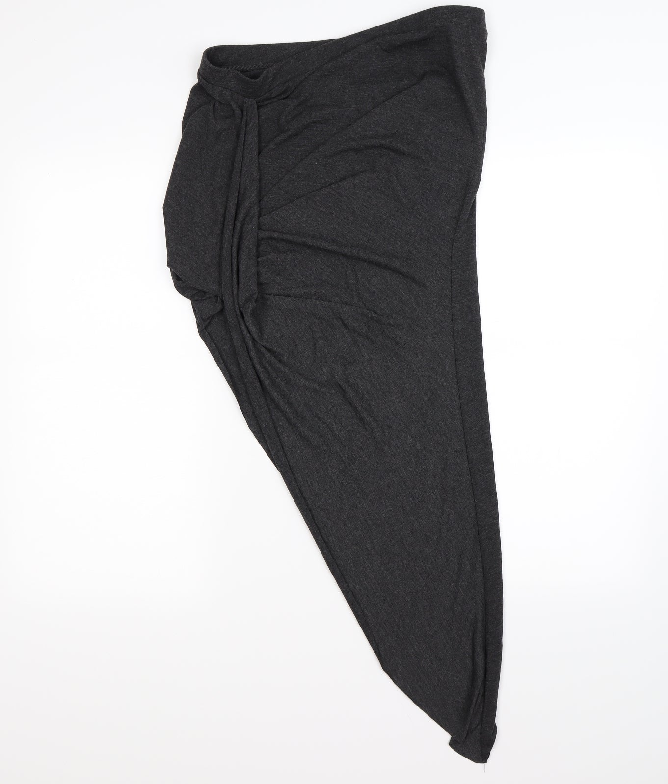 VILA Womens Grey  Knit Wrap Skirt Size L  - Asymmetric