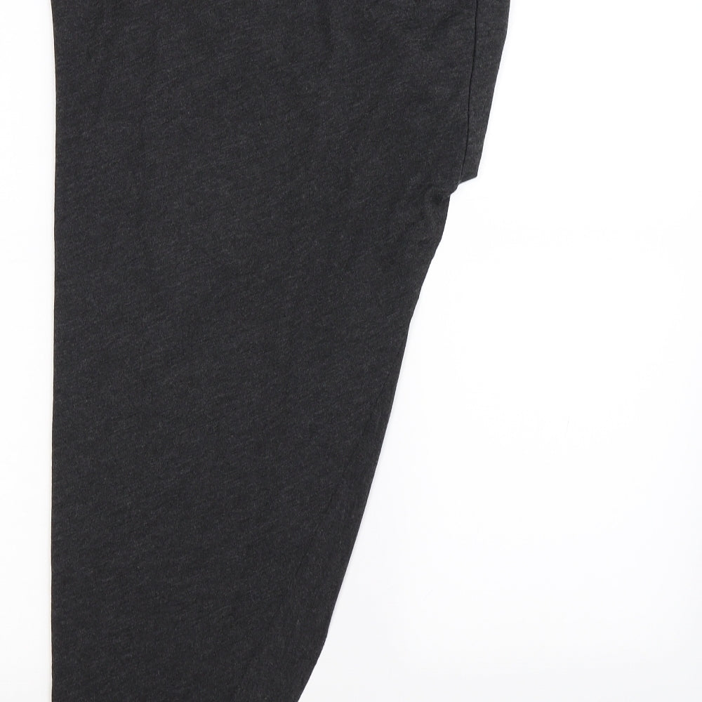 VILA Womens Grey  Knit Wrap Skirt Size L  - Asymmetric