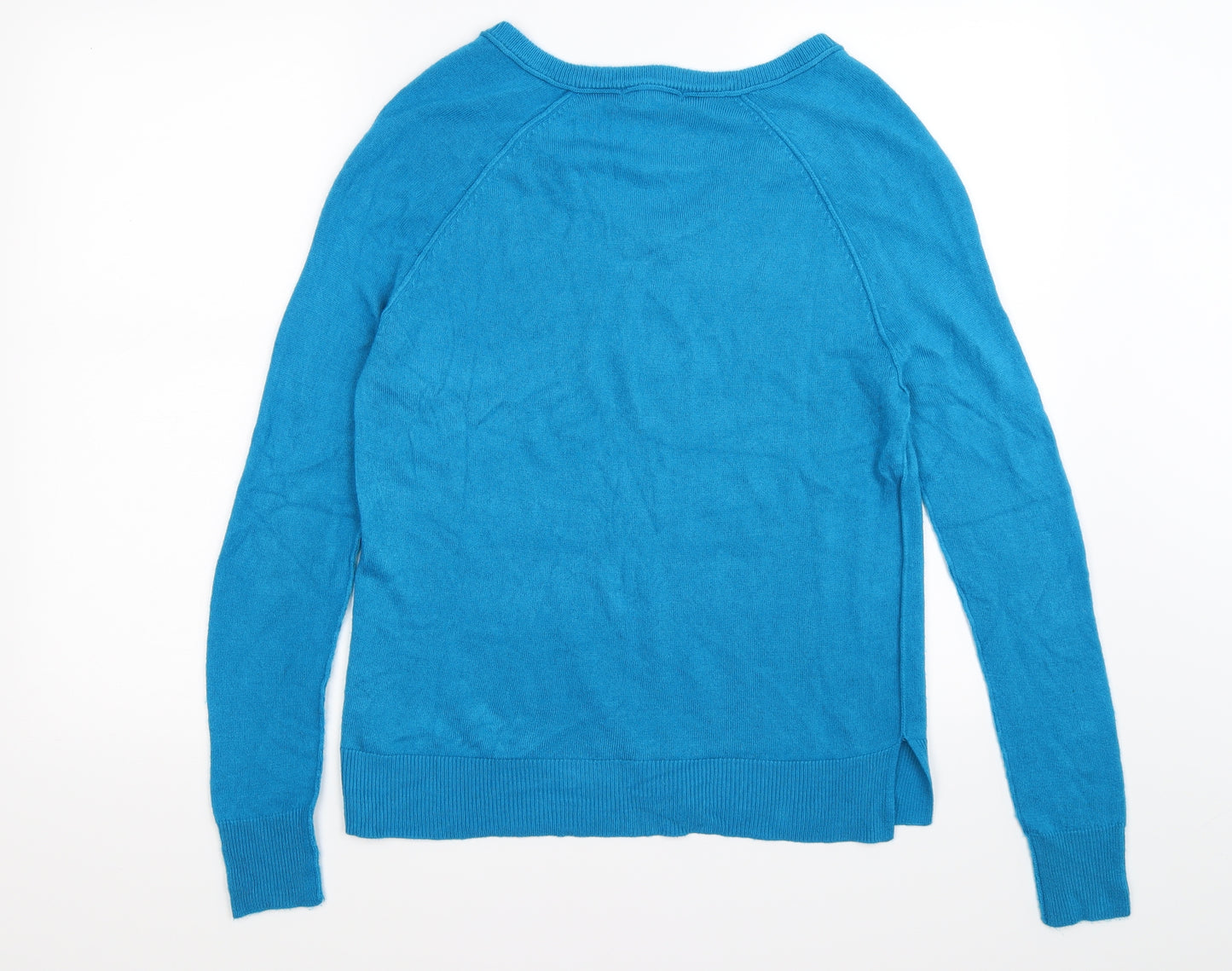 Sweet Romeo Womens Blue  Knit Pullover Jumper Size S