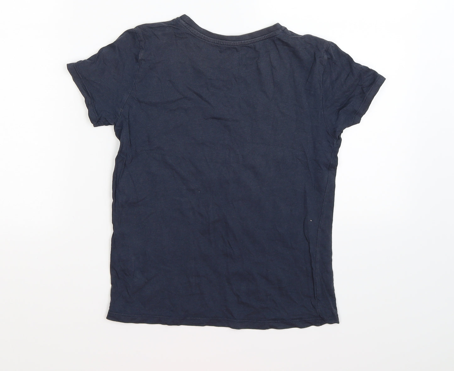 primrk Boys Blue   Basic T-Shirt Size 7-8 Years  - new york