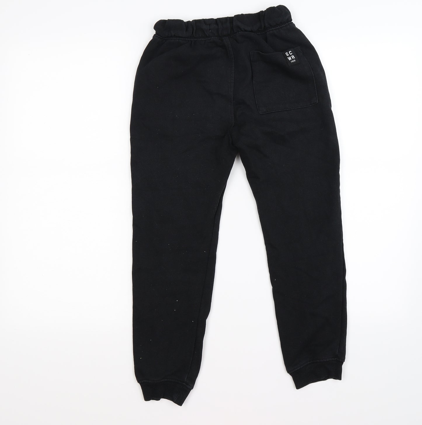 Zara Boys Black  Jersey Jogger Trousers Size 9 Years