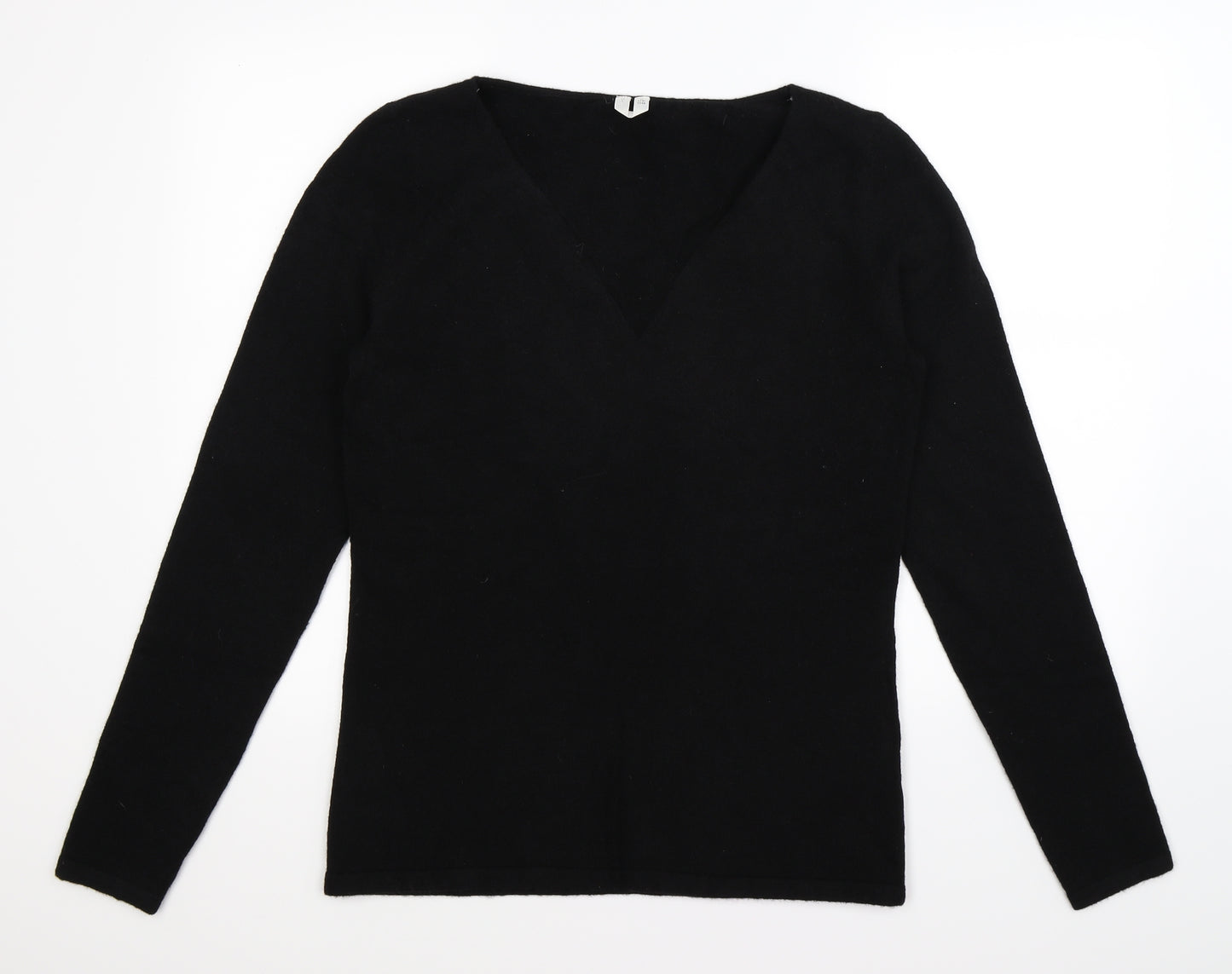 Arket Womens Black  Knit Pullover Jumper Size L