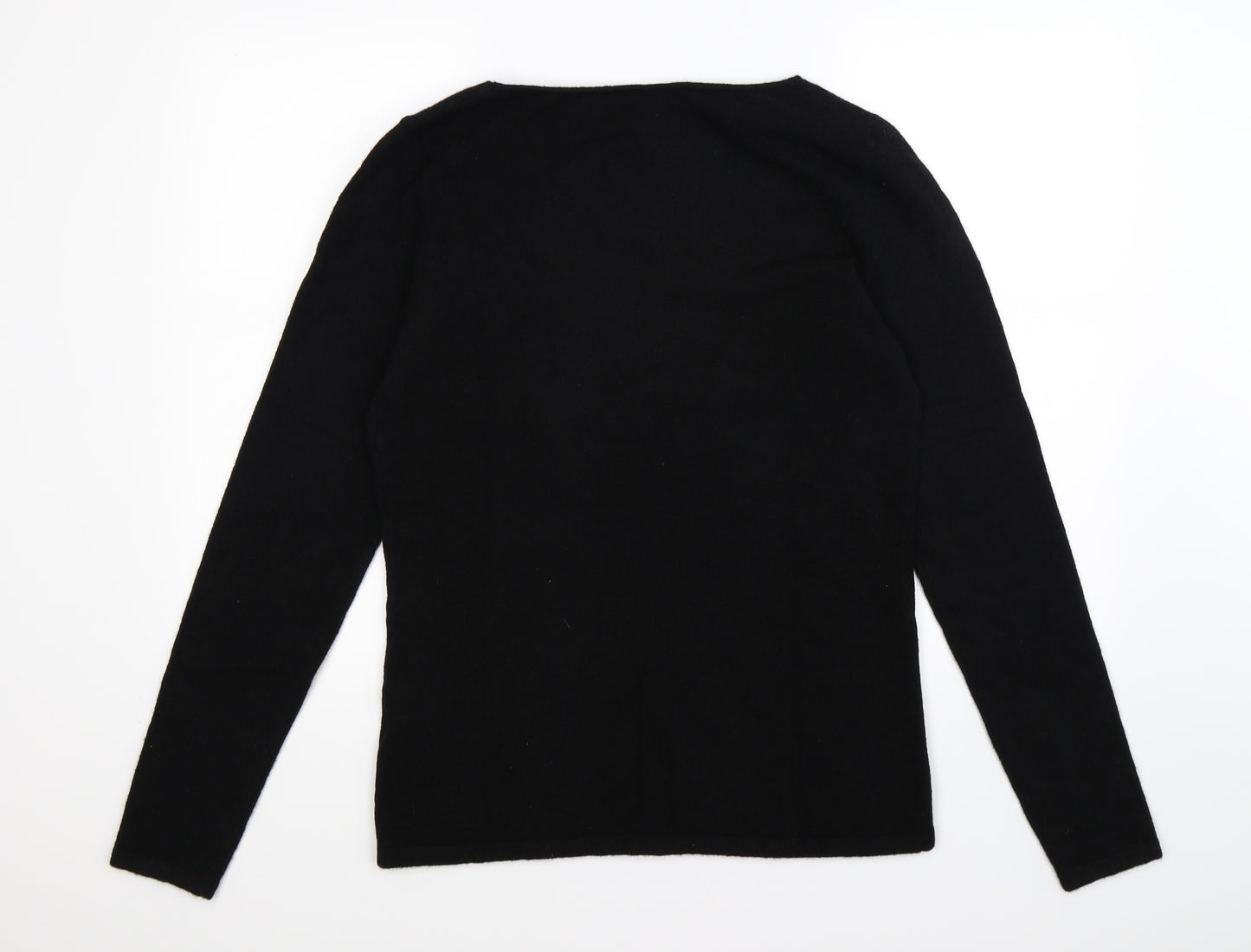Arket Womens Black  Knit Pullover Jumper Size L