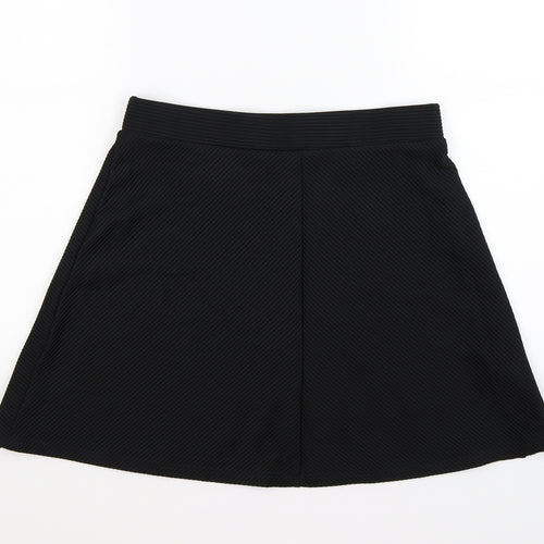 Atmosphere Womens Black Striped  Flare Skirt Size 10