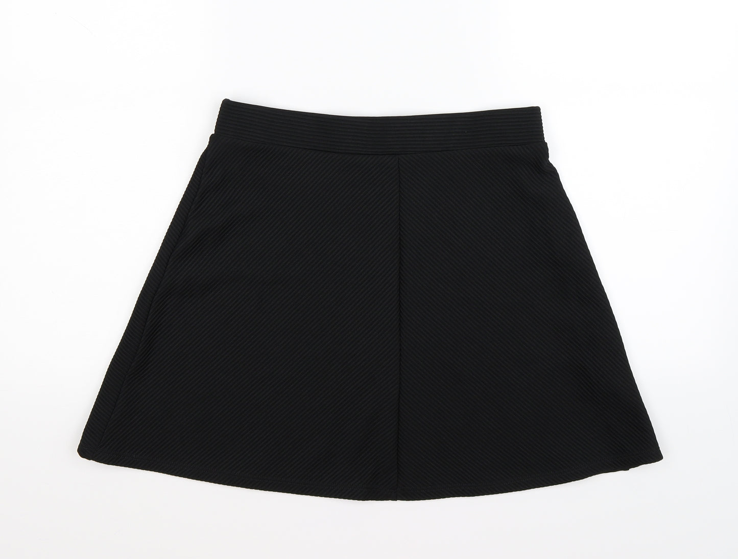 Atmosphere Womens Black Striped  Flare Skirt Size 10