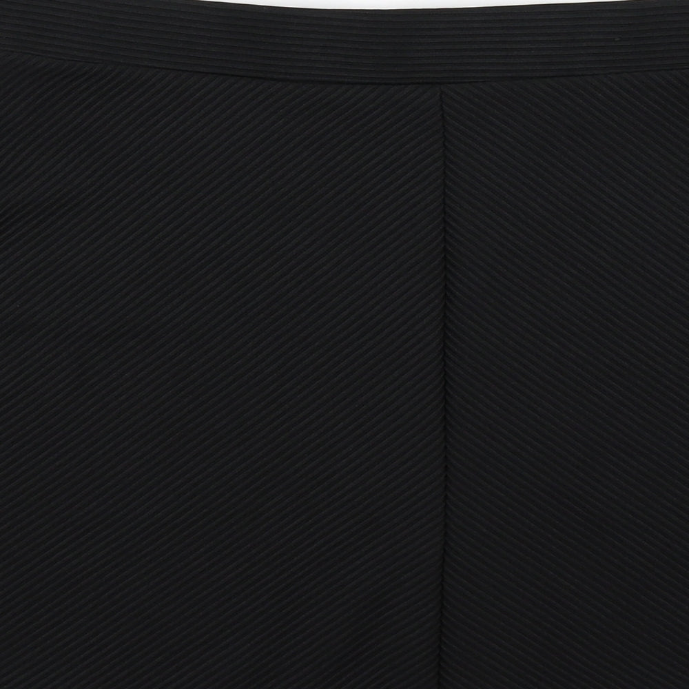 Atmosphere Womens Black Striped  Flare Skirt Size 10