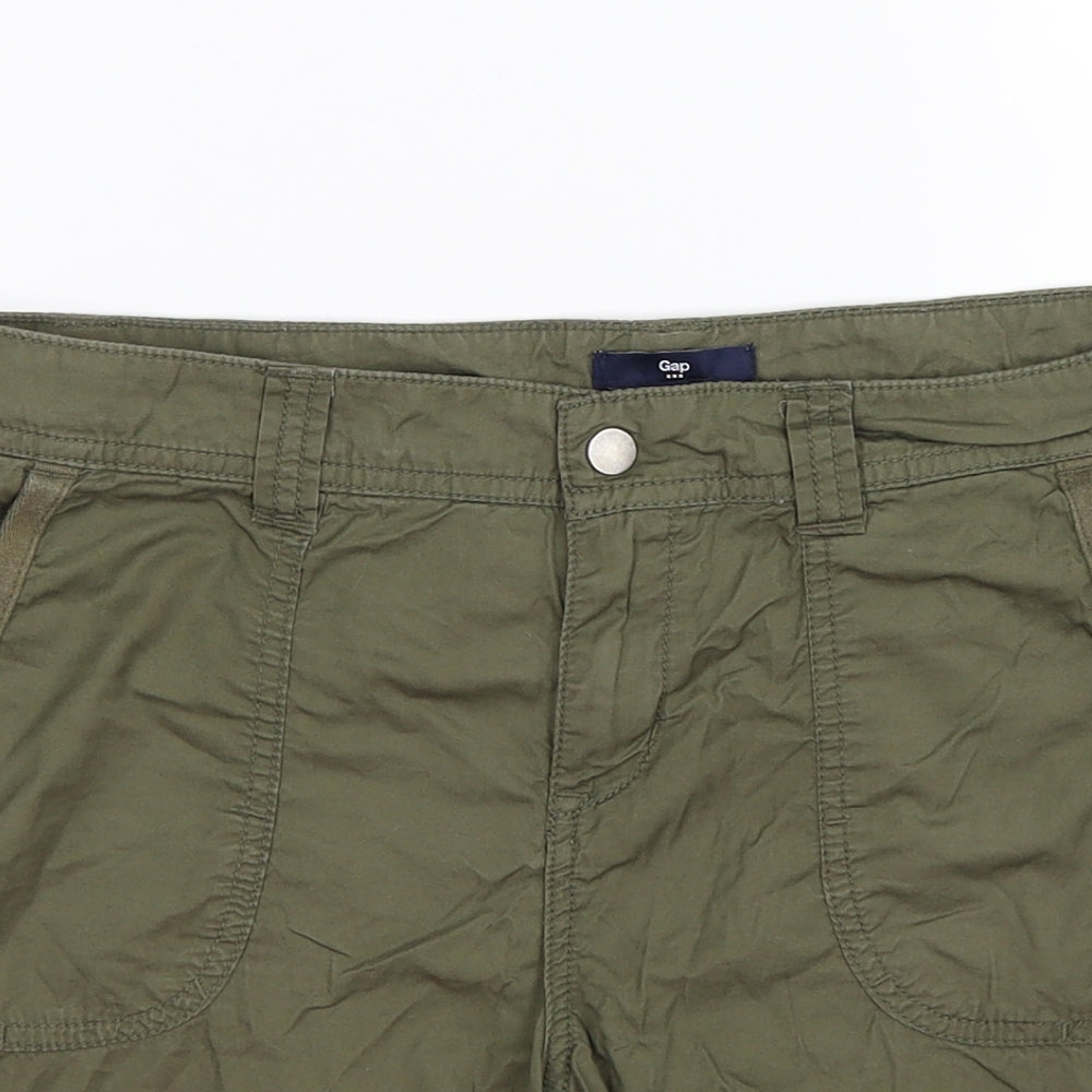 Gap Womens Green   Cargo Shorts Size 8 - convertible