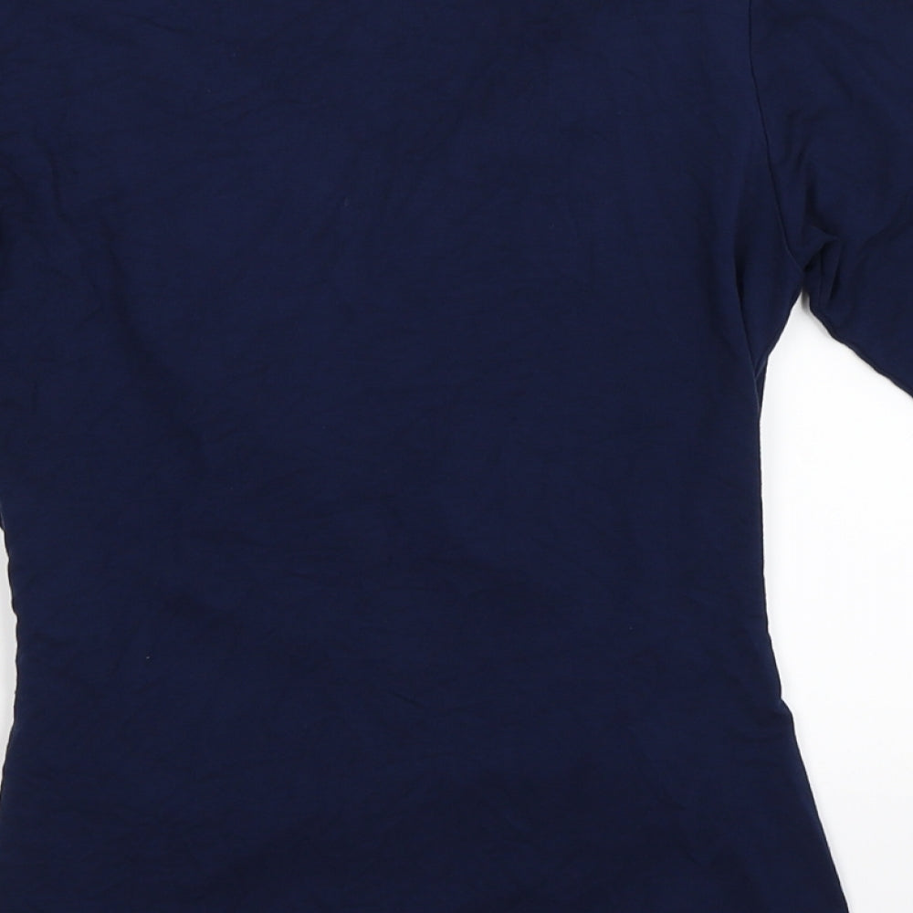 Pure Womens Blue   Wrap Blouse Size 14
