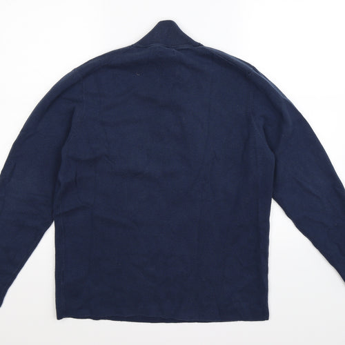 Massimo Dutti Mens Blue   Pullover Jumper Size L