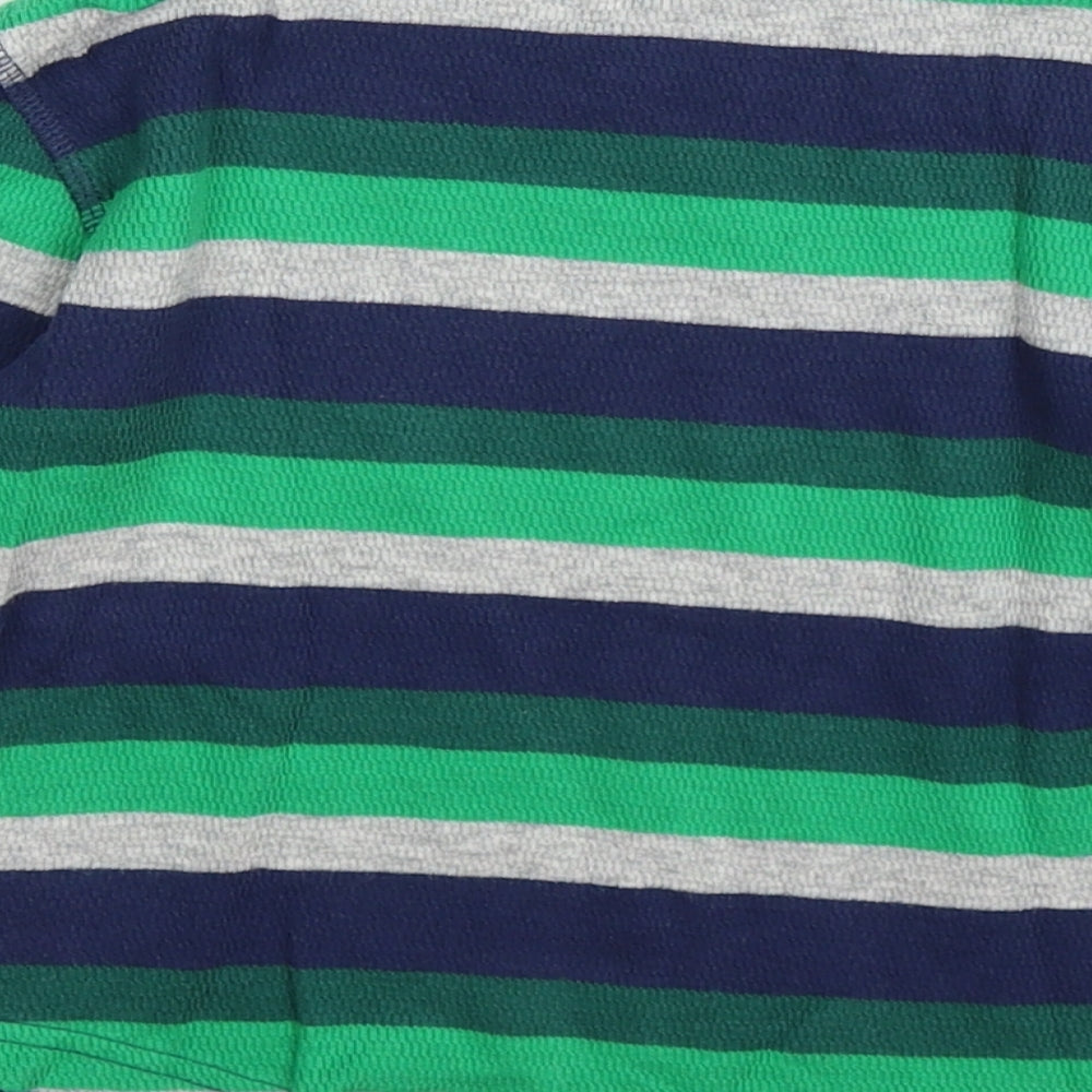 Gap Boys Blue Striped  Basic T-Shirt Size 3 Years  - green