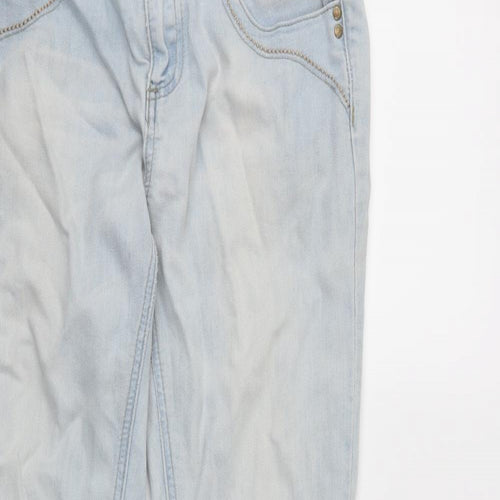 Denim & Co. Womens Blue   Skinny Jeans Size 8 L30 in