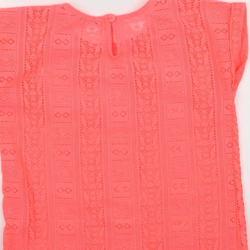 YD Girls Pink   Basic T-Shirt Size 8-9 Years
