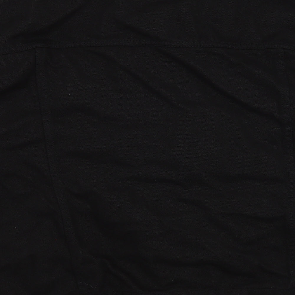 Duke Jeans Mens Black   Jacket  Size 4XL