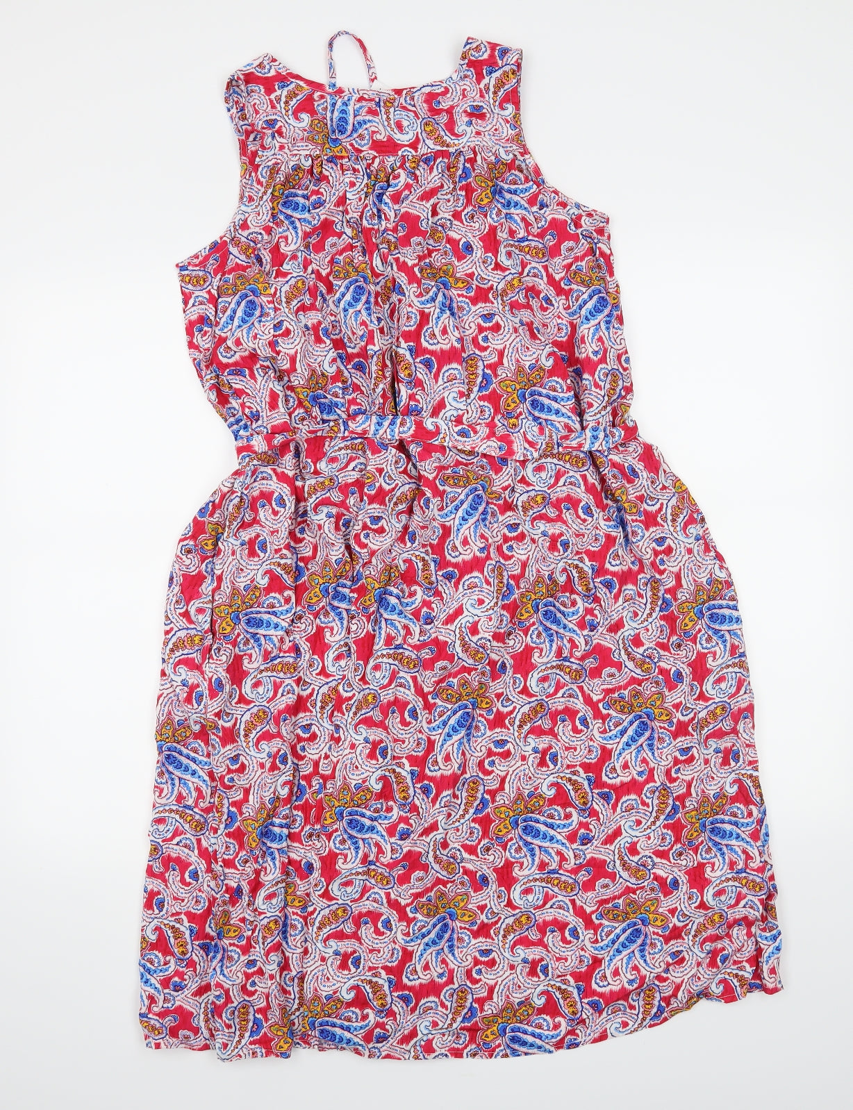 Gap Womens Red Paisley  A-Line  Size M