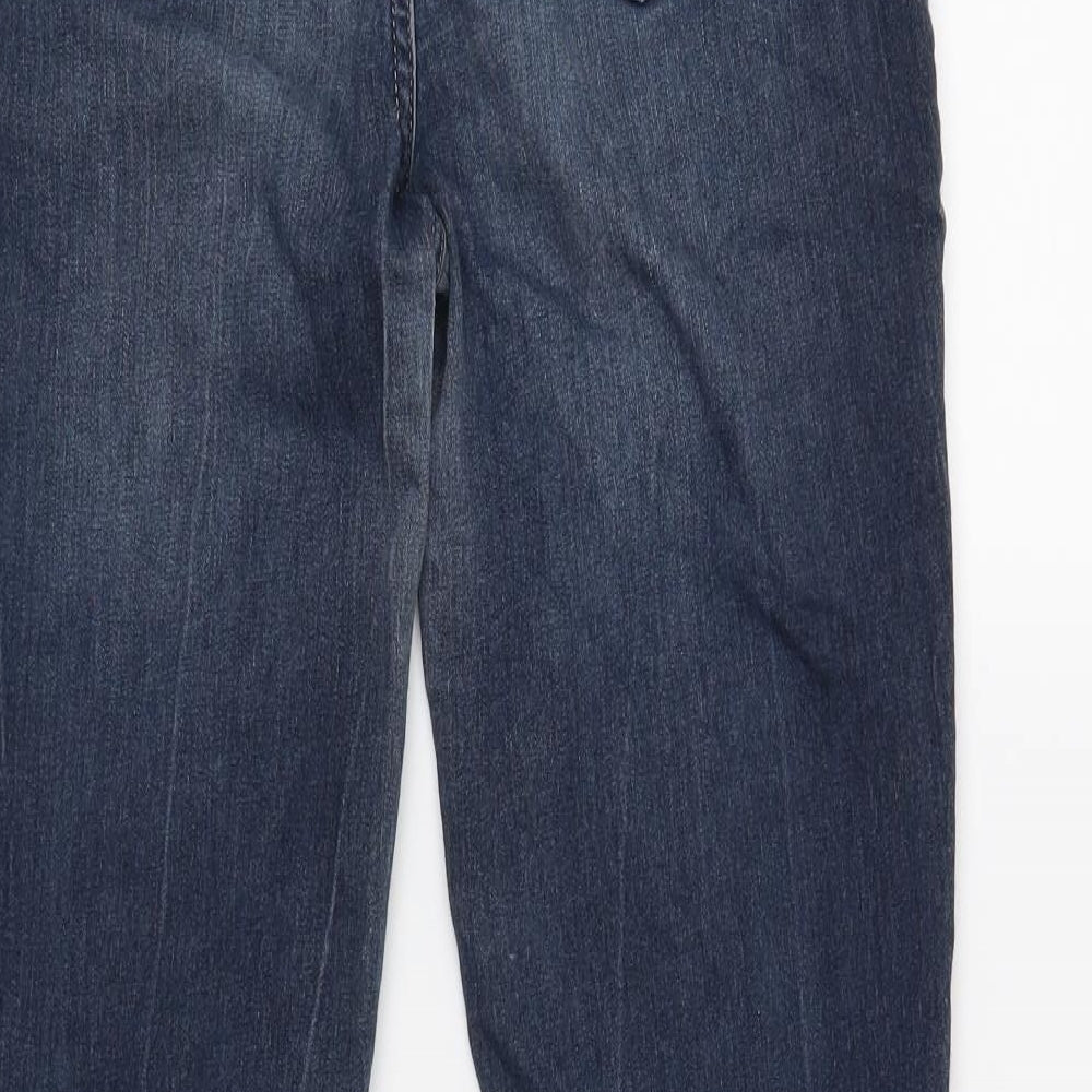 NEXT Womens Blue   Flared Jeans Size 12 L29 in